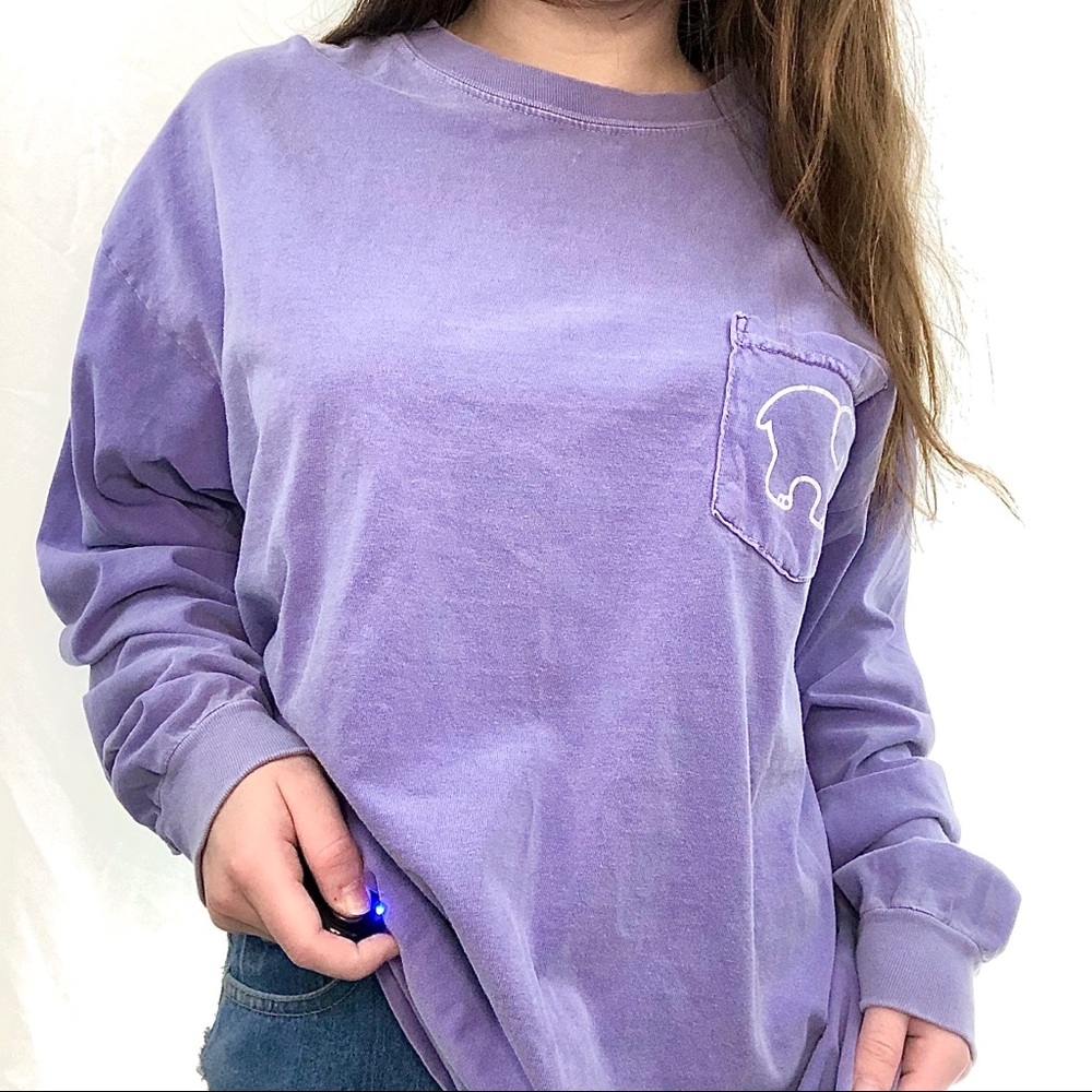 ✨Purple Ivory Ella Lavender Long Sleeve Tee✨